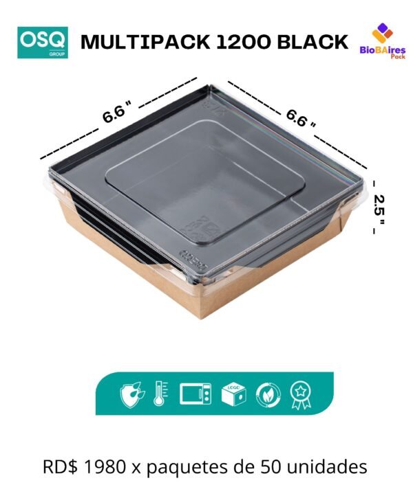Multipack 1200 black
